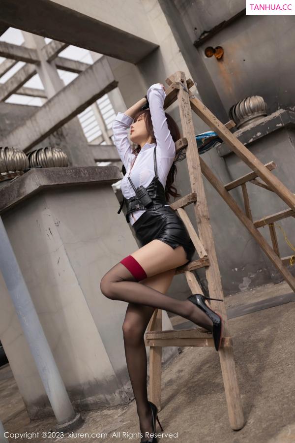 陆萱萱  [XiuRen]高清写真图 2023.04.27 No.6653 陆萱萱 黑丝美腿第30张图片